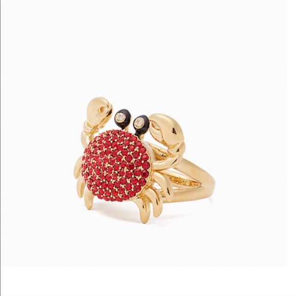Kate Spade Shore Thing Crab Ring NWT - Picture 3 of 5